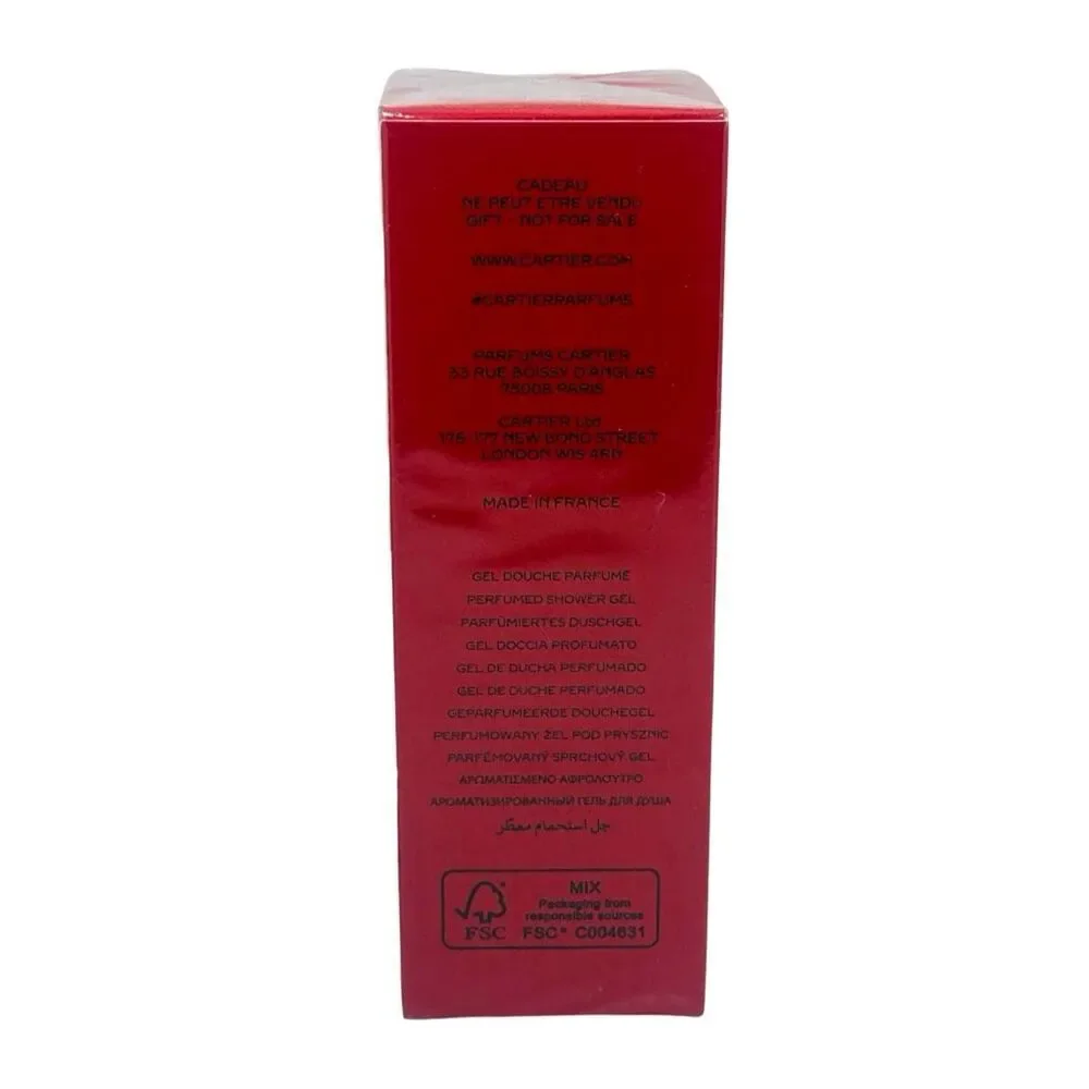 Cartier Pasha De Cartier Perfumed Shower Gel - 100 ml / 3.3 fl oz